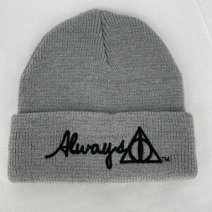 Harry Potter Always Deathly Hallows Knit Beanie